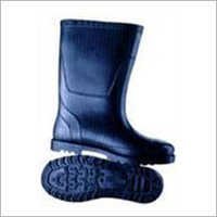 Gum Winter Boot - Polyester Material, Sizes 6-10, Black Color | Anti-slip Soles, Water Resistant, Smooth Finish For Industrial Use