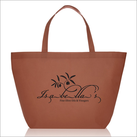 Non Woven Tote Bag - Non-Woven Fabric, Variable Sizes, Brown | Durable, Eco-Friendly, Lightweight, Reusable, Tear-Resistant, Spacious, Reinforced Handles
