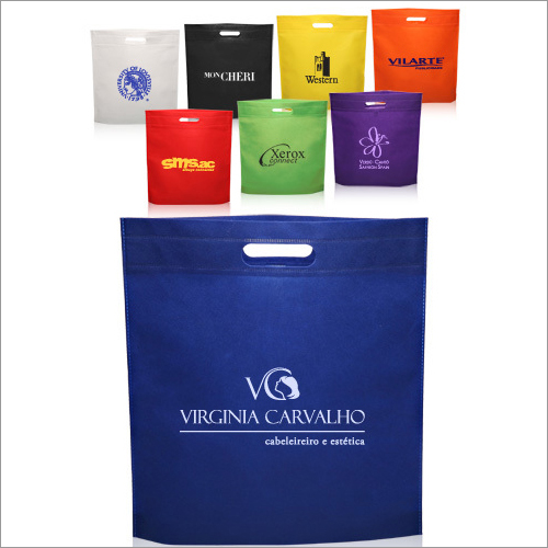 Non Woven D Cut Bag - Non-Woven, Multiple Sizes, Various Colors | Customizable, Eco-Friendly, Durable, Moisture Resistant, Reusable, Tear Resistant, Waterproof