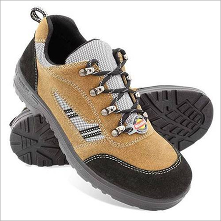 Tan And Black Liberty Safety Shoes