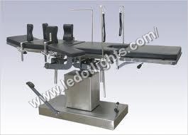 O.T. Table Hydraulic - Stainless Steel, 200x80x90 cm | Hydraulic Lift, Adjustable Backrest & Leg Sections, Height Adjustable