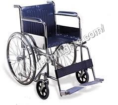 WHEEL CHAIR CROME FINISH