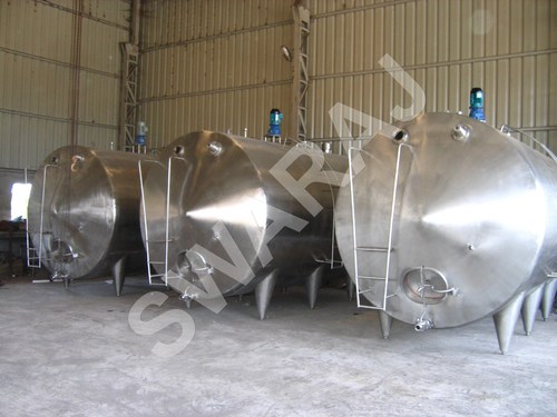 Horizontal Milk Storage Tank