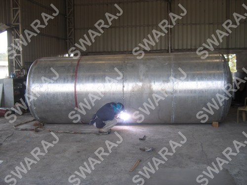 Horizontal Nitric Acid Storage Tank