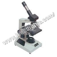 Inclined Monocular Medical Microscope - Metal, 30x20x15cm, Halogen Lighting | Clear Images, Precise Focus, Portable Design