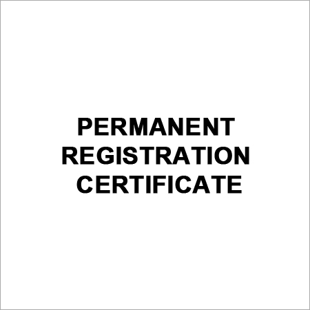 Permanent Registration Certificate