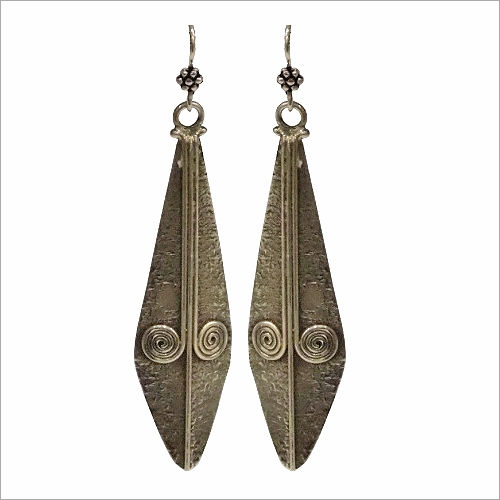 Long Silver Earrings Gender: Women