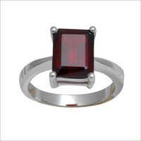 Garnet Single Stone Rings Gender: Women