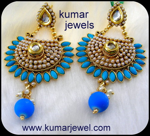 Neon Blue Earrings
