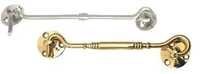 Brass Gate Hook - Polished Brass, Various Sizes 4'' To 8'' | Non-corrosive, Perfect Finish, Everlasting Polish Coating