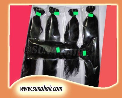 Unprocessed natural factory price silky straight virgin hair