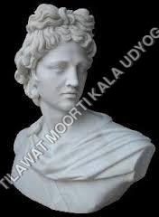 Makrana Marble Bust Statue
