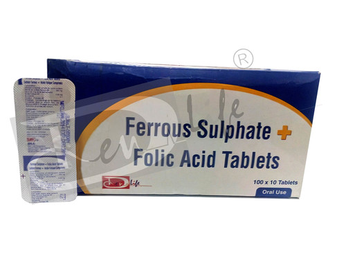 Ferrous Sulphate And Folic Acid Tablet