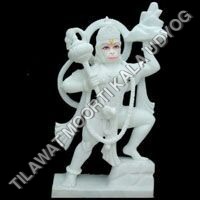 White Marble Hanuman Statue