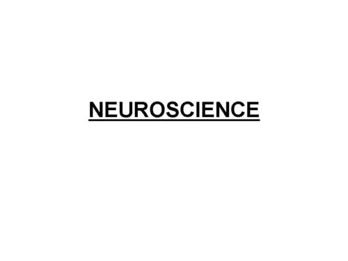 Neuroscience : Basic & Clinical