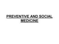 Preventive And Social Medicine - White Paper Charts | Rectangular Design For Biology Use