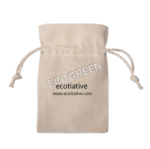 Cotton Drawstring Bag By ECOGREEN