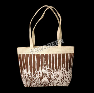 Printed Jute Fancy Bag