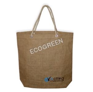 Printed Jute Promotional Bag