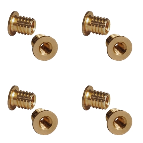 Brass Screw In Regular Head Inserts