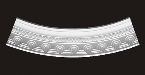 POP Cornice Moulding - Polyurethane 2400mm x 150mm x 50mm, White | Elegant Design, Easy Installation, Lightweight, Durable