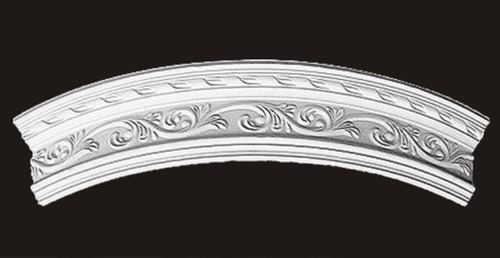 Round Cornice - Polyurethane, Variable Size, Paintable Finish | Elegant Design, Durable, Easy Installation