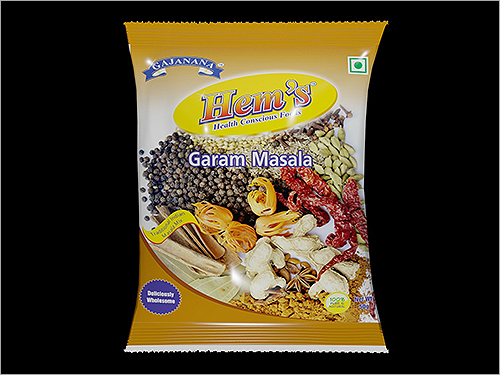 Garam Masala Spice - 100g Plastic Pouch Airtight Packaging Freshness Long Shelf Life Quality Tested Digestive Flavorful Blend