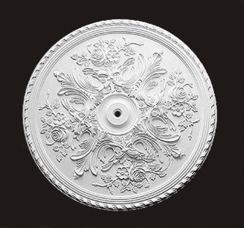 Center Panel - Polyurethane, 24 Inches, Matte White | Elegant Design, Durable, Screw-Mount Installation