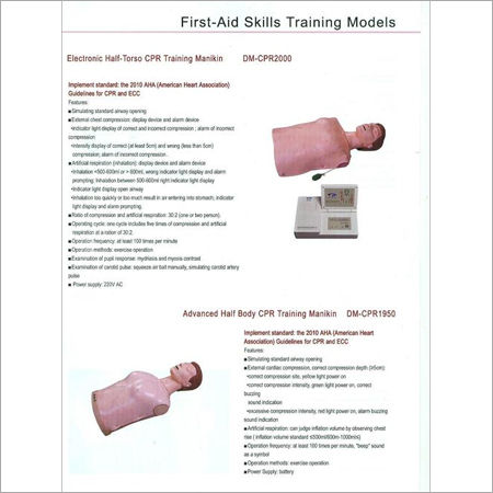 FIRST AID SKILLS TRAINING MODELS 6