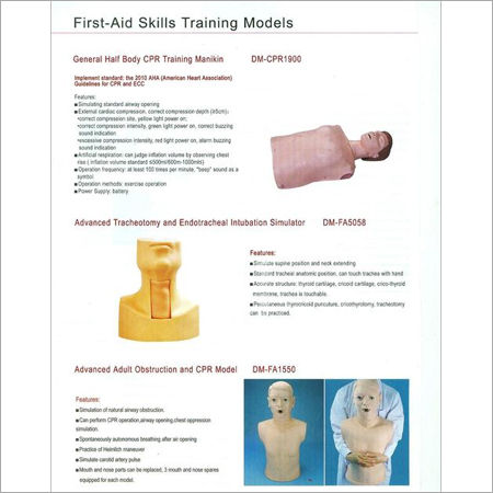 FIRST AID SKILLS TRAINING MODELS 7