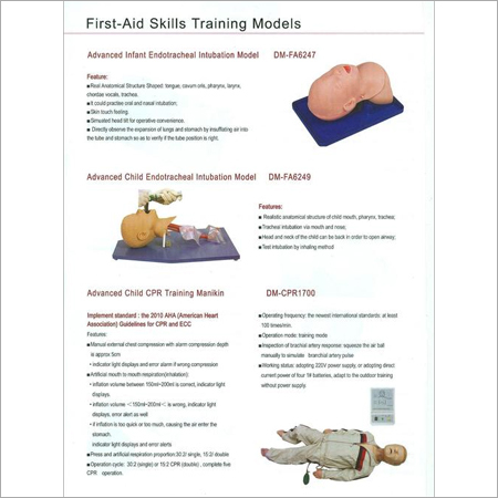 FIRST AID SKILLS TRAINING MODELS 9