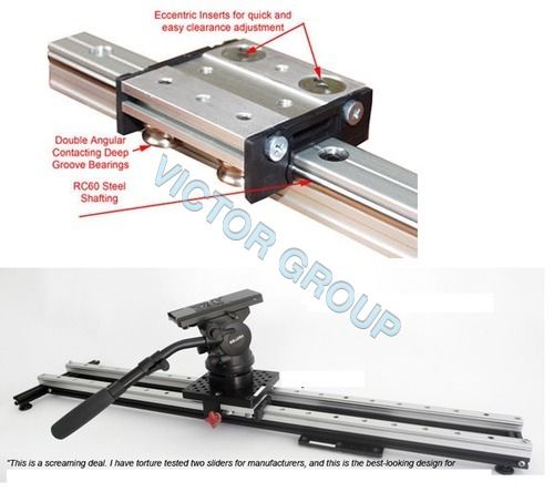 Guide ways for camera slider