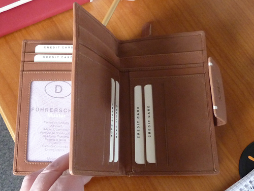 Leather Brown Passport Holder