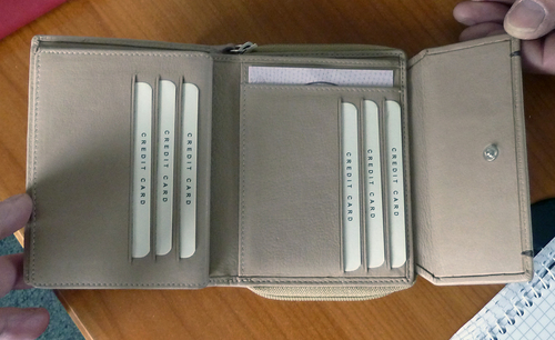Grey Designer Passport Holder