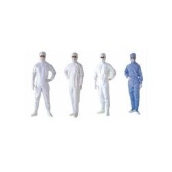 Blue And White Esd Cum Clean Room Garments