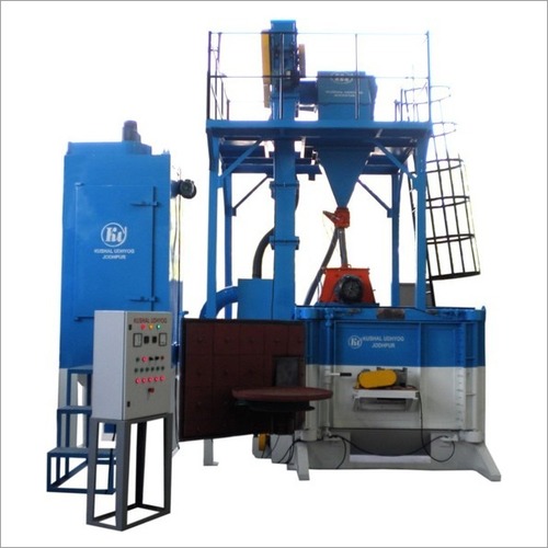 Swing Table Shot Blasting Machine