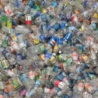 uncrushed pet bottles