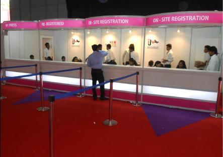 FJAS - Aluminum/Plastic, Variable Dimensions, White | Modular Design, Integrated Lighting, Professional Look, Durable, Easy Setup