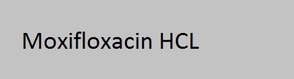 Moxifloxacin HCL