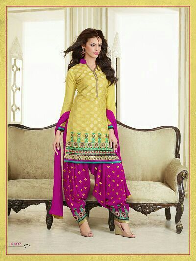 Stylish Embroidery Worked Salwar Kameez