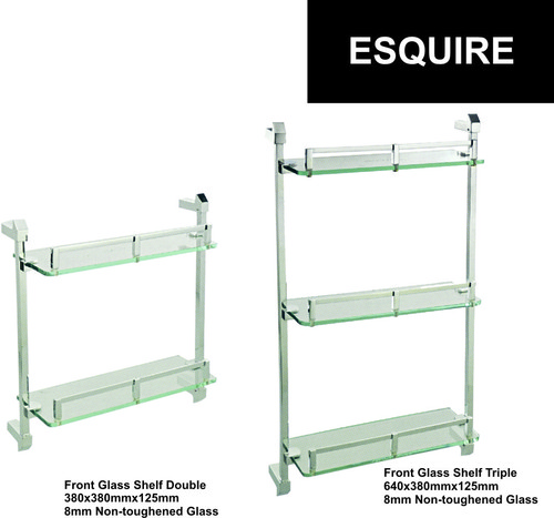 Glass shelves