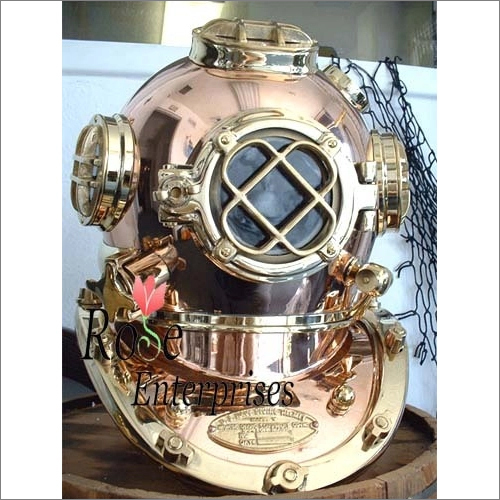 Nautical Brass And Copper Home Decor Diving Helmet Manufacturer Supplier Exporter