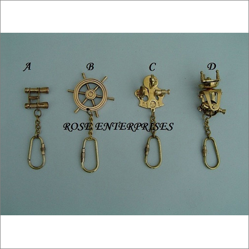 Nautical Brass Keyring Chain