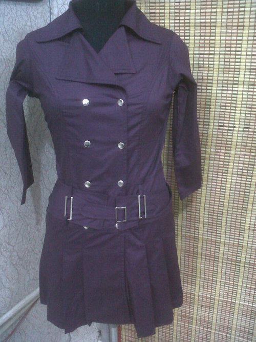 Indowestern Wear - Cotton, Size S-XL, Purple, 36 Inches | Double-Breasted, Stylish Design, Comfortable Fit, Durable Fabric, Versatile Style, Three Quarter Sleeve