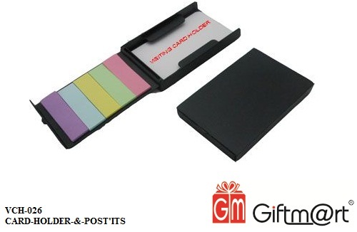 Card Holder With Post It