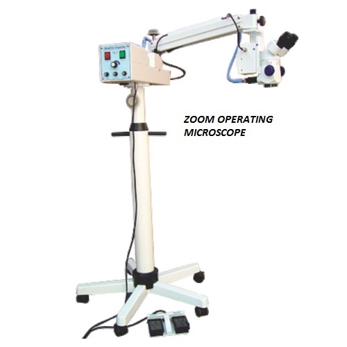 White Zoom Operating Microscope