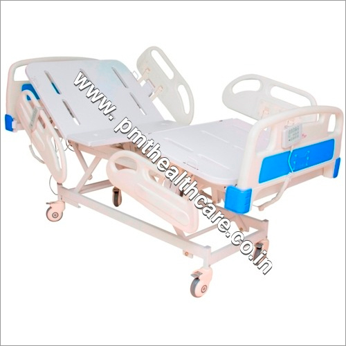 White Five Function Electric Hospital Bed