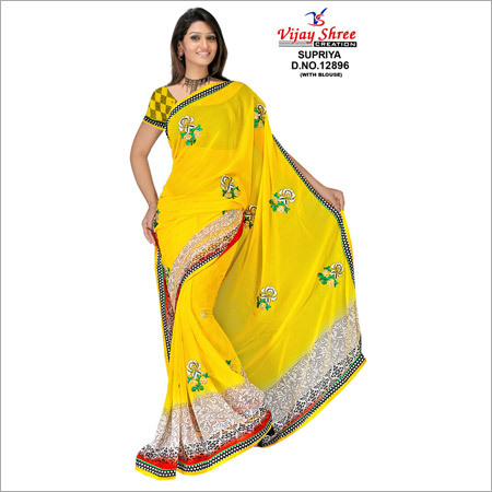 Designer Embroidery Saree