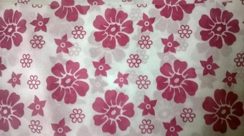 Round Flower Printed Non Woven fabric