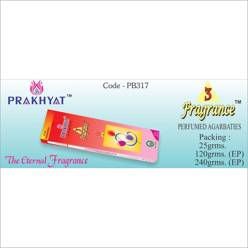3 Fragrance Perfumed Agarbaties